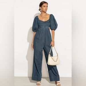 Bohme SIERRA DENIM JUMPSUIT Size Small